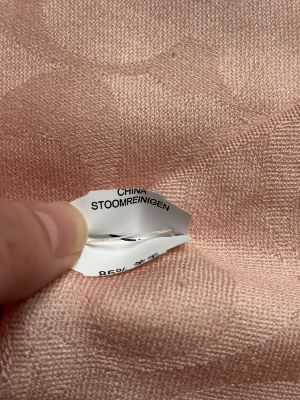 Coach logo light pink scarf - Picture 3 of 4